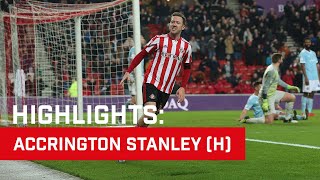 Highlights Sunderland v Accrington Stanley [upl. by Claudina926]