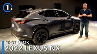 2022 Lexus NX First Look UpClose Details [upl. by Ramma]