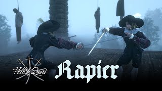 Hellish Quart  Rapier Gameplay  Fencing HEMA Fighting Game in 17th Century [upl. by Harima]