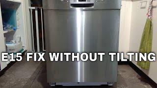 Bosch Dishwasher E15 error code permanent fix [upl. by Ayerhs250]