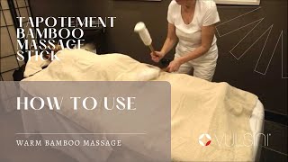 How to use Tapotement Bamboo Massage Sticks [upl. by Rather]