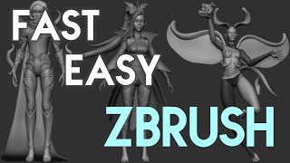 Zbrush For Beginners Tutorial Everything you need to start [upl. by Mady]