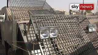 Inside a captured Islamic State suicide vehicle [upl. by Naval]