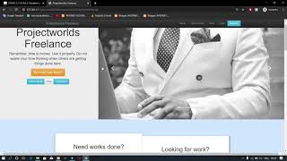 Freelancing Website Project in PHP Mysql [upl. by Arette]