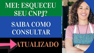 Como descobrir o numero do meu cnpj MEI ATUALIZADO [upl. by Halonna977]