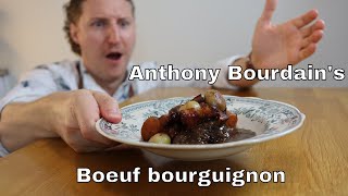 ANTHONY BOURDAINS BOEUF BOURGUIGNON RECIPE  BEEF BOURGUIGNON RECIPE [upl. by Esele]