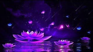 Peaceful Night 💜 Soothing Deep Sleep Music ★ Calming Meditation Healing 528Hz [upl. by Aliak]