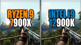 Ryzen 9 7900X vs 12900K Benchmarks  15 Tests [upl. by Ydnim699]