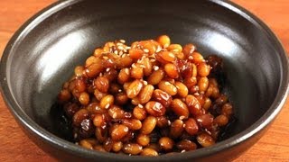 Korean soybean side dish Kongjorim 콩조림 [upl. by Berkshire185]