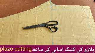 Plazo ki cutting and stitching  Plazo cutting malik tailors [upl. by Cooperstein]