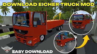 How To Download EICHER TRUCK MOD and Import In Bus Simulator Indonesia  Easy Ways [upl. by Anola325]