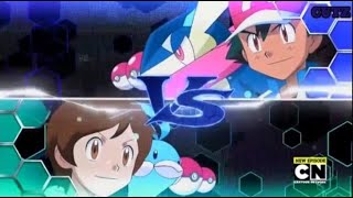 Pokémon XYZ  Altaria vs Ash greninja full battle in ENGLISH [upl. by Ellersick]