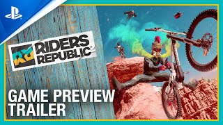 Riders Republic  Game Preview Trailer  PS4 [upl. by Nance948]