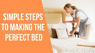 How to Make a Hotel Bed [upl. by Hoes]