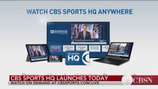 CBS Sports HQ launches today [upl. by Ellevart]