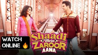 Shaadi mein jaroor aana full movie 2017  latest movie 2017  Rajkummar Rao  promotion video [upl. by Koloski835]