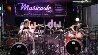 THOMAS LANG AND TONY ROYSTER JR Live  drum duo [upl. by Rodrigo]