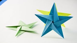 Como hacer estrellas de papel [upl. by Shull754]