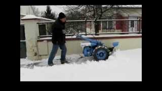 déneigement au motoculteur staub [upl. by Yevad]