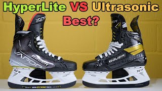 Bauer Vapor HyperLite vs Supreme Ultrasonic hockey skates  What is the real difference [upl. by Vladi]