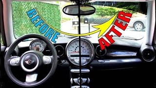 How to Tint a Windshield  Sun Visor Strip [upl. by Drugge378]