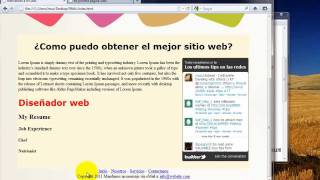 Como crear una pagina web completa en HTML  5 [upl. by Anial378]