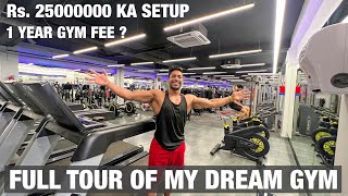 Full Tour Of My New Gym  Rs 25 Crore  Fees amp Services [upl. by Bunny]