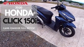 2020 HONDA CLICK 150i  FULL REVIEW  ROAD TEST  WALK AROUND [upl. by Inram161]