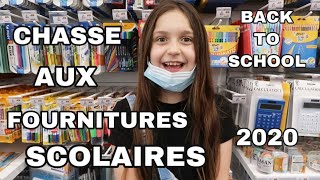 CHASSE AUX FOURNITURES SCOLAIRE 2020  BACK TO SCHOOL  1 [upl. by Jayson277]