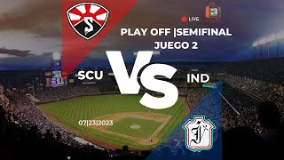 IND vs SCU  Juego 5 Playoff 2023 [upl. by Eiresed]