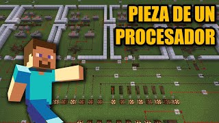 Construyo pieza de PROCESADOR en MINECRAFT FUNCIONA [upl. by Arrek]