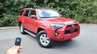 2021 Toyota 4 Runner SR5 Premium Start Up Test Drive Walkaround and Review [upl. by Shoemaker]