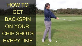 HOW TO GET BACKSPIN ON CHIP SHOTS [upl. by Terese846]