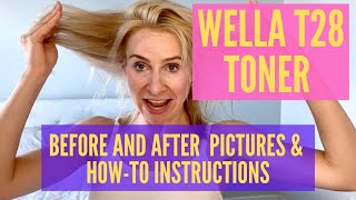 Wella T28 Toner – HowTo Use T28 with Before and After Pictures [upl. by Morentz]