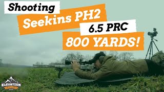 SHOOTING A SEEKINS PH2 65 PRC 800 YARDS Longrange huntready package shots by Elevation Rifles [upl. by Peters992]