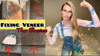 How To Fix Veneer on Furniture  The Basics [upl. by Ithaman]