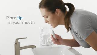 How to Use the Waterpik™ Nano Plus Water Flosser WP320 [upl. by Krasner]