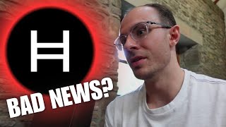 Hedera Hashgraph HBAR Bad News [upl. by Borries]