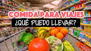 ¿Puedo viajar con comida  Alimentos permitidos para viajes [upl. by Kciwdahc]