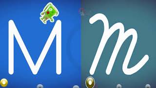 A Z Letter School Nomal and Cursive Uppercase Preview app Education app for kIds [upl. by Aurelie]