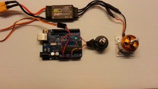 Control Brushless Motor Using Arduino [upl. by Aronas]