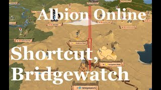 Albion Online  Caerleon to Bridgewatch fast almost safely [upl. by Ellehc]