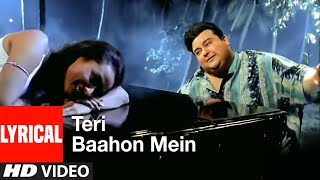 Teri Baahon Mein Lyrical Video Song  Tera Chehra  Adnan Sami Feat Namrata Shirodkar [upl. by Brandea]