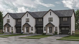 Triplex House Plan  MultiFamily  Kennesaw [upl. by Ahsiatal443]