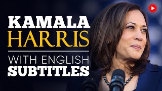 ENGLISH SPEECH  KAMALA HARRIS Victory Speech English Subtitles [upl. by Ecinna]