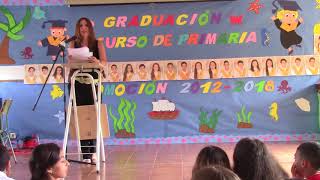 Graduación de Sexto de Primaria Discurso de la Tutora [upl. by Nnov393]