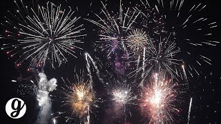 12 Minute Fireworks Show with Sound 4K UHD 60FPS  GRATEFUL [upl. by Jovita]