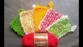 Knitted Dish Scrubbie a Knittycats Knits Project [upl. by Rafaj]