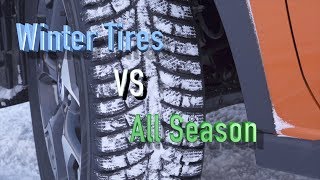 Winter tires VS All Season Tires Proof that you need WINTER TIRES [upl. by Etnovaj849]