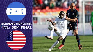 Honduras vs USA Extended Highlights  Concacaf Nations League Semifinal  CBS Sports Golazo [upl. by Billmyre]